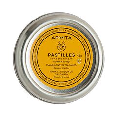 APIVITA PASTILLAS MIEL-TOMILLO 45 gr