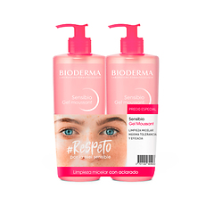 BIODERMA PACK SENSIBIO GEL MOUSSANT 2X500 ml