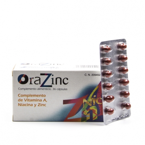 ORAZINC 36 capsulas