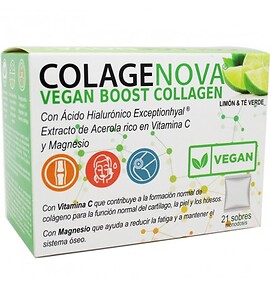 COLAGENOVA VEGAN BOOST   LIMON Y TE VERDE 21 SOBRE